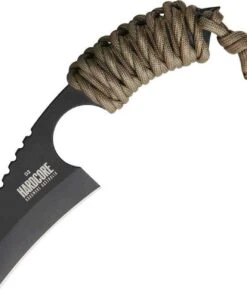 Hardcore Hardware Australia Little Field Knife, D2 Steel, Coyote Brown Para-cord Handle