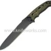 Hogue Large Fixed Blade, Drop Point Blade, G-10 Scales, G-Mascus Green