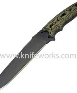 Hogue Large Fixed Blade, Drop Point Blade, G-10 Scales, G-Mascus Green