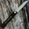 Higonokami Folder traditional Japanese style 3 in. steel blade, Black Stainless Steel Handles