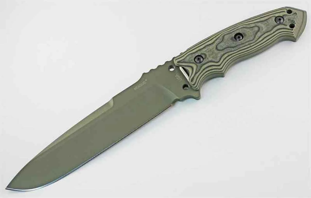 Hogue EX-F01 Fixed Blade, A-2, G-10 G-Mascus Scale Handles 1 Hogue EX-F01 Fixed Blade, A-2, G-10 G-Mascus Scale Handles