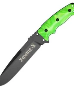 Hogue Zombie Fixed Blade, 12" Overall, Black Mil-Spec Ballistic Nylon Belt Sheath