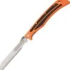 Havalon Baracuta Bone Saw Orange - 6" closed linerlock. 4 1/2" stainless saw blade