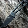 ESEE Knives ESEE IZULA Knife, Black, Concealed Carry Knife, With Clip Plate