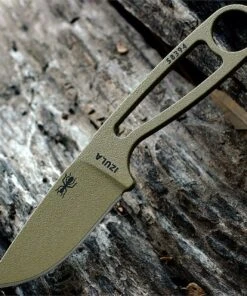ESEE Knives ESEE IZULA Knife, Dark Earth, Concealed Carry Knife, Clip Plate