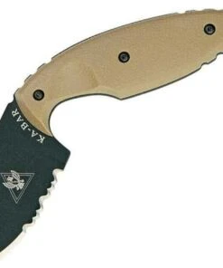 Ka-Bar Kabar TDI Law Enforcement Knife, Coyote Brown, ComboEdge