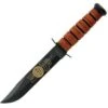 Ka-Bar USN 115th Anniversary Knife, w/ Leather Sheath