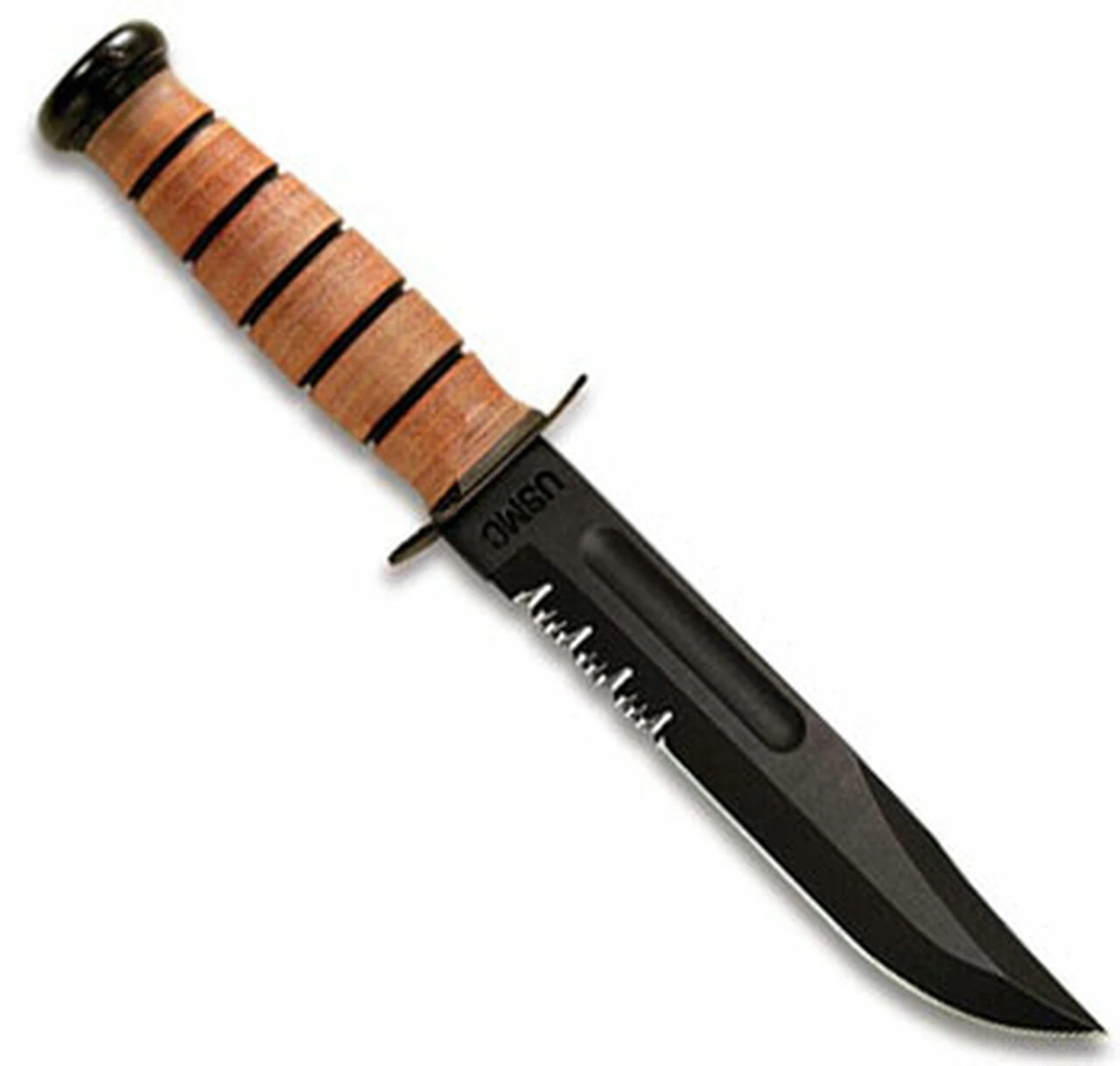 Ka-Bar Full Size USMC Knife, Kydex Sheath, Combo Edge 1 Ka-Bar Full Size USMC Knife, Kydex Sheath, Combo Edge