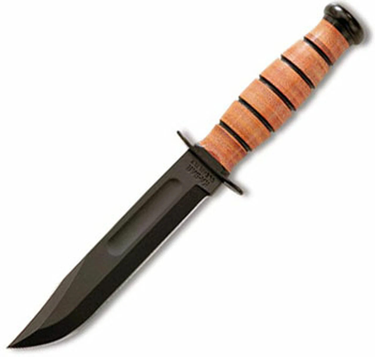 Ka-Bar Full Size US Navy Knife, Leather Sheath, Plain Edge 1 Ka-Bar Full Size US Navy Knife, Leather Sheath, Plain Edge