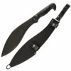 Ka-Bar Kukri Machete, 11.5 in 1085 steel blade, Black Kraton G, Leather/Cordura Sheath