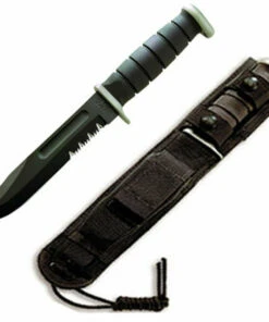 Ka-Bar D2 Extreme, With Nylon/Cordura Ka-Bar/Eagle Sheath, 7 in., ComboEdge