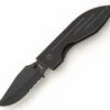 Ka-Bar Warthog Folder II, Black G-10 Handle, Black Blade, ComboEdge