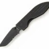Ka-Bar Warthog Tanto Folder, Black G-10 Handle, ComboEdge