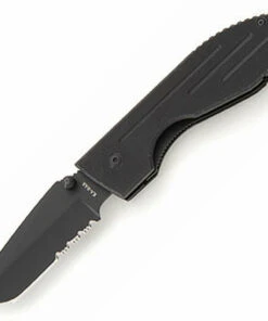 Ka-Bar Warthog Tanto Folder, Black G-10 Handle, ComboEdge