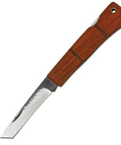 Kanetsune Go, 3 7/8" Lockback, Brown Bambo Handles