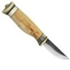 Kero Knives Kero Sami Scout, Curly Birch and Reindeer Antler Handle, 2 3/8 in. High Carbon Steel Blade