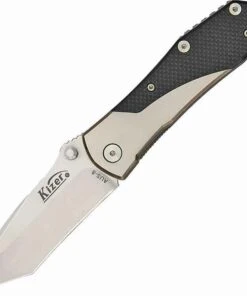 Kizer Cutlery Shadow Titanium Linerlock, AUS-8, Titanium/G-10 Handle