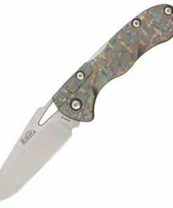 Kizer Cutlery Kizer Titanium Lockback, AUS8 Blade Steel, Titanium Handle