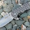 Kizer Cutlery Titanium Framelock, CPM-S35VN Stainless Blade, 6AL4V Titanium Handles
