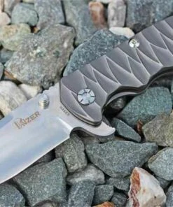 Kizer Cutlery Titanium Framelock, CPM-S35VN Stainless Blade, 6AL4V Titanium Handles