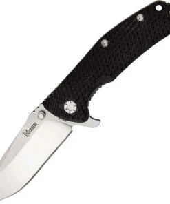Kizer Cutlery Titanium Folder, VG-10 Stainless Blade, Textured black G-10/Titanium Handle