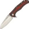 Kizer Cutlery Kizer Titanium Linerlock Folder, S35VN, Red and Black G-10 Handle