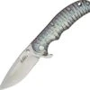 Kizer Cutlery Kizer Titanium Framelock, Stonewash S35VN, Titanium Handle
