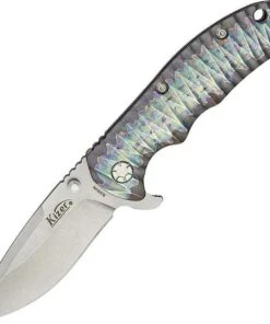 Kizer Cutlery Kizer Titanium Framelock, Stonewash S35VN, Titanium Handle