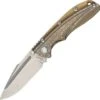 Kizer Cutlery Titanium Anodized Framelock, S35VN, Titanium Handle