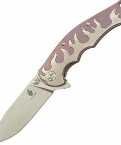 Kizer Cutlery Kizer Knives KI4447, S35VN Stone Washed Blade, 6AL4V Titanium Framelock