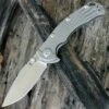 Kizer Cutlery Kizer Knives, 4456A1 , River Cat Frame Lock Folder, 3.34" CPM-S35VN, Titanium Handle
