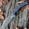 Kizer Cutlery Kizer Knives, 4456A2 , River Cat Frame Lock Folder, 3.34" CPM-S35VN, Anodized Titanium Handle