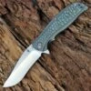 Kizer Cutlery Ki4470A2 Rattler, 3.58" S35VN Plain Blade, Titanium Handle