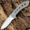 Kizer Cutlery KI4479 Kala by Scot Matsuoka, 3.74" S35VN Plain Blade, Titanium Handle