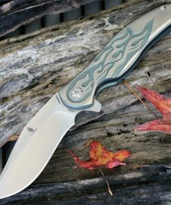 Kizer Cutlery Kizer 5465A2 Compadre, 4.15" CPM-S35VN Plain Blade, Titanium Handle