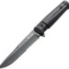 Kizlyar Supreme Alpha, Combo D2 Blade, Black Kraton Handle