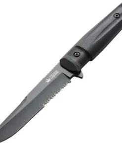 Kizlyar Supreme Alpha, Combo D2 Blade, Black Kraton Handle