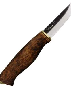 Kellam Hawk. 7 5/8" overall. 3" carbon steel blade.