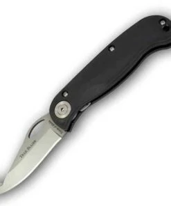 Knives of Alaska KOA Xtreme Trailblazer D2, Black Suregrip Handles, Plain Edge