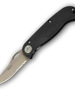 Knives of Alaska KOA Xtreme Scout D2, Black Suregrip, Combo Edge