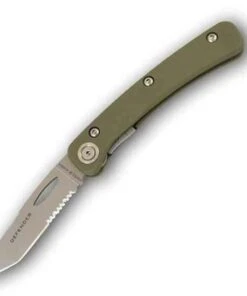 Knives of Alaska KOA Featherlight Xtreme Defender Folder, OD G10 Handle, Combo Edge