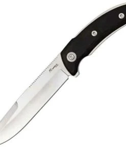 Katz Predator II. 10 1/4" overall. 5 5/8" XT-80 stainless blade. Full tang. Black Kraton diamond checkered handles.
