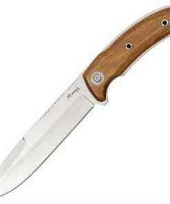 Katz Predator II. 10 1/4" overall. 5 5/8" XT-80 stainless blade. Full tang. Blond ashwood handles