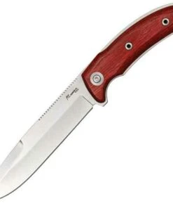Katz Predator II. 10 1/4" overall. 5 5/8" XT-80 stainless blade, Cherrywood handles