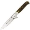 Linder Forester, 4" 440 Stainless Blade, w/ Dark Green Leather Sheath