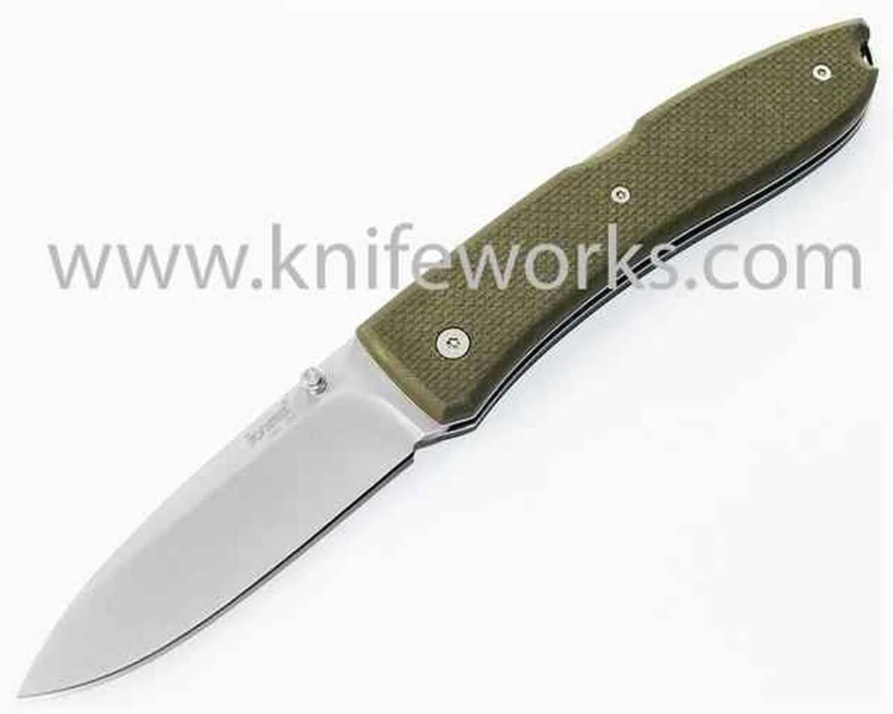 LionSteel Lion Steel Big Opera, 3.54 in D2 Steel Blade, Green G-10 Handles 1 LionSteel Lion Steel Big Opera, 3.54 in D2 Steel Blade, Green G-10 Handles