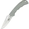 LionSteel lion STEEL Work Knife, Grey Aluminum Handle, Combo Edge