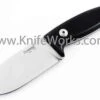 LionSteel Lion Steel M2 Fixed Blade Hunting Knife, Black G10 Handle, w/ Cordura Sheath