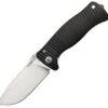 LionSteel lion STEEL Monolithic, Black Aluminum Handle, Satin Finish, Plain Edge