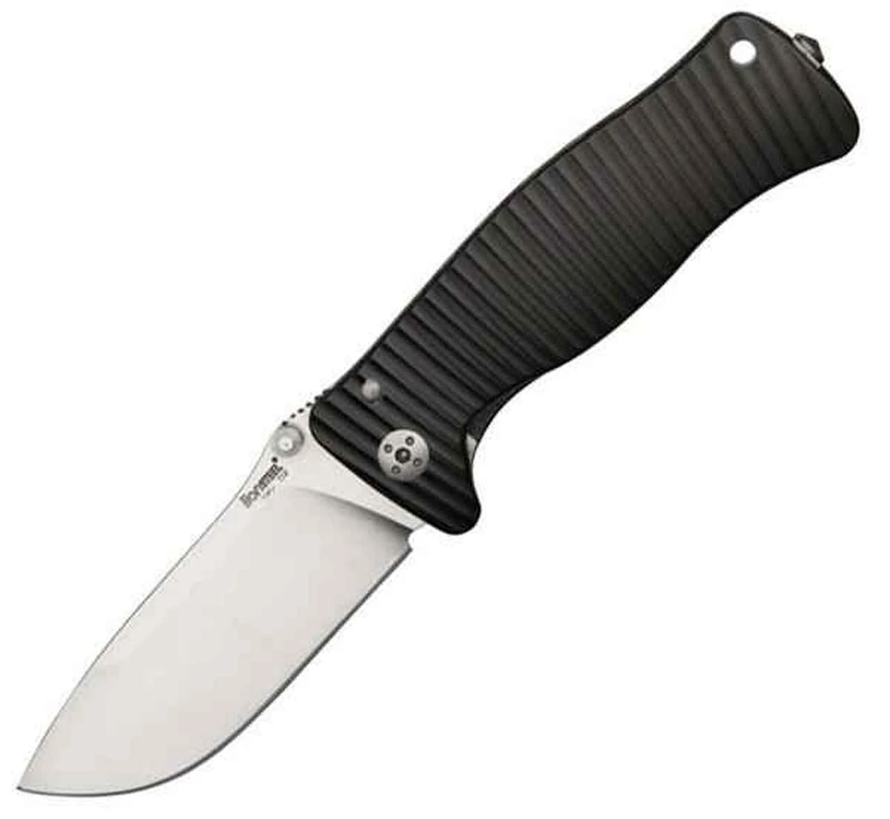 LionSteel lion STEEL Monolithic, Black Aluminum Handle, Satin Finish, Plain Edge 1 LionSteel lion STEEL Monolithic, Black Aluminum Handle, Satin Finish, Plain Edge